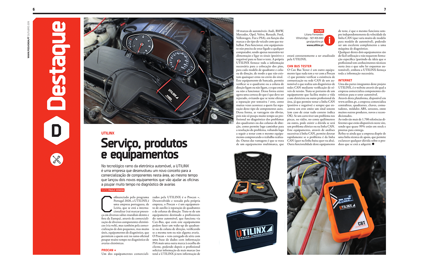 Magazine PÓS-VENDA Nº49 - UTILINX IN FEATURED